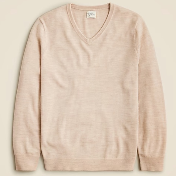 J Crew Merino wool V-neck sweater | Sz M - Picture 2 of 5